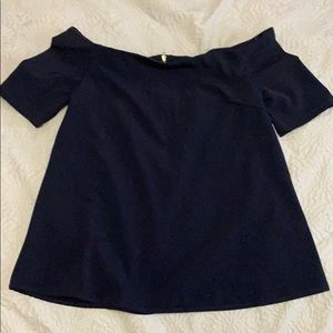 Short sleeved, off the shoulder blouse